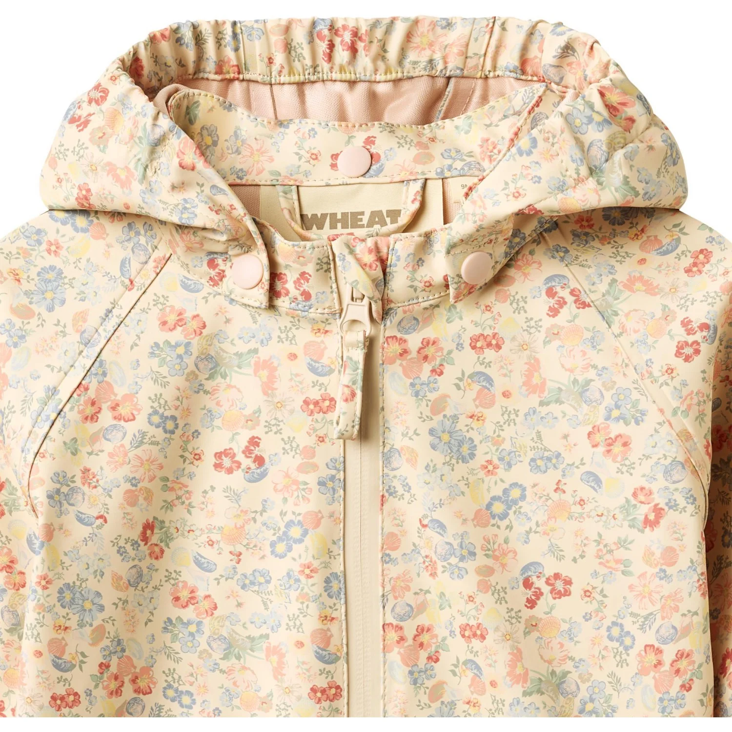Wheat Flowers And Seashells Rainwear Chardy Jacket - Image 3