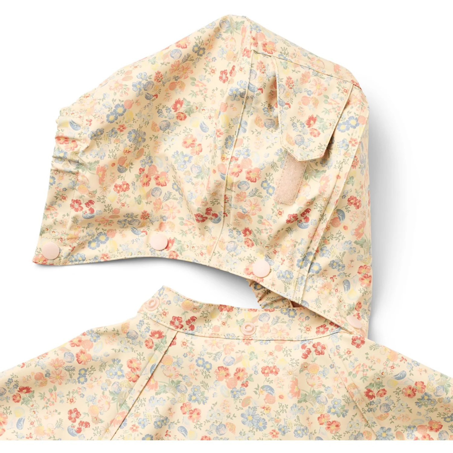 Wheat Flowers And Seashells Rainwear Chardy Jacket - Image 4