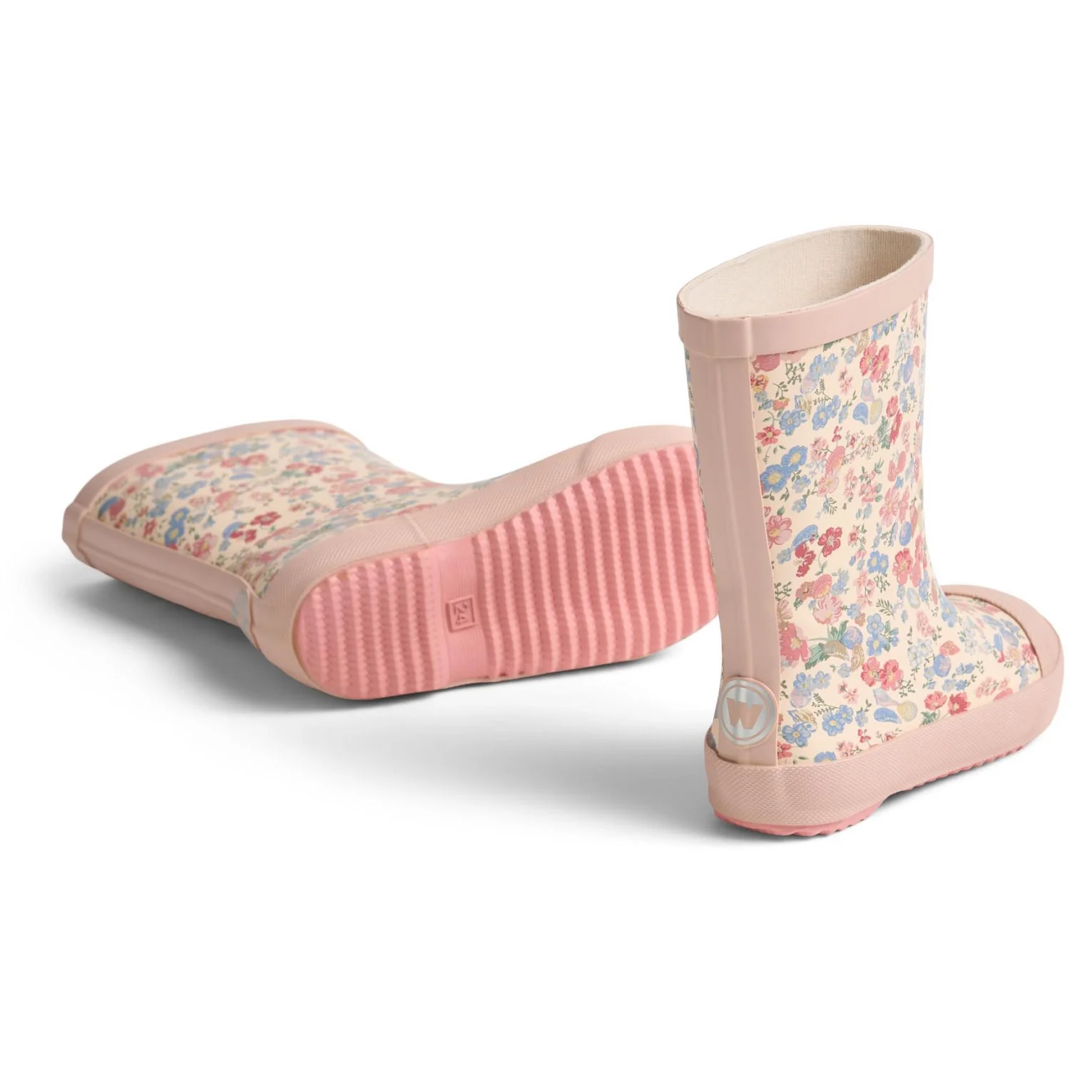 Wheat Flowers And Seashells Rubber Boot Muddy - Image 4
