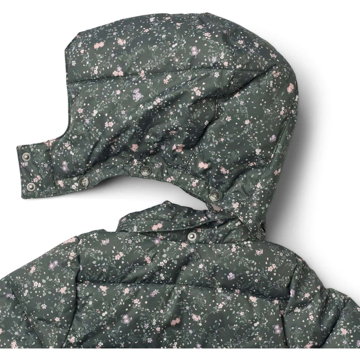 Wheat Forest Lake Checked Flowers Puffer Jacket Karla - Image 3