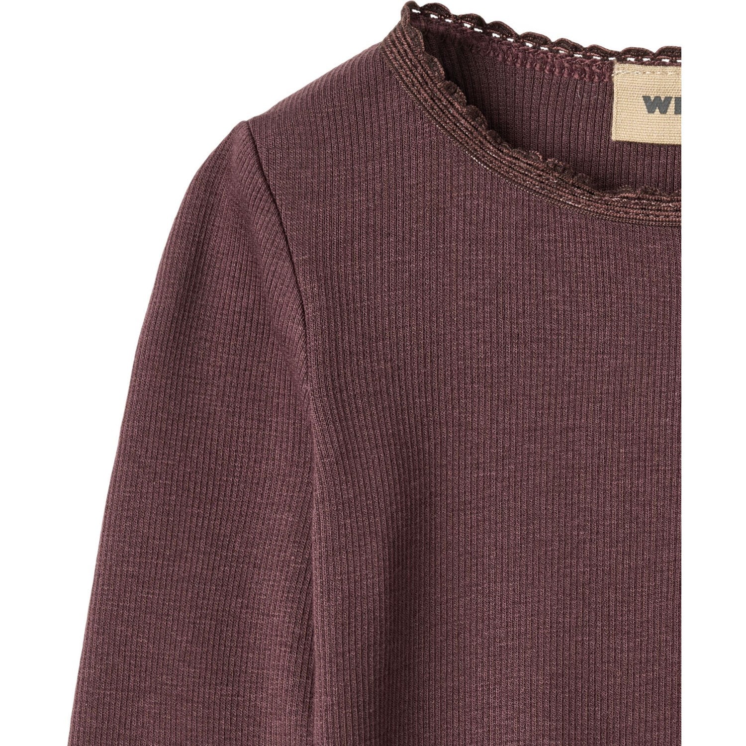 Wheat Fudge Rib Blouse Reese - Image 2