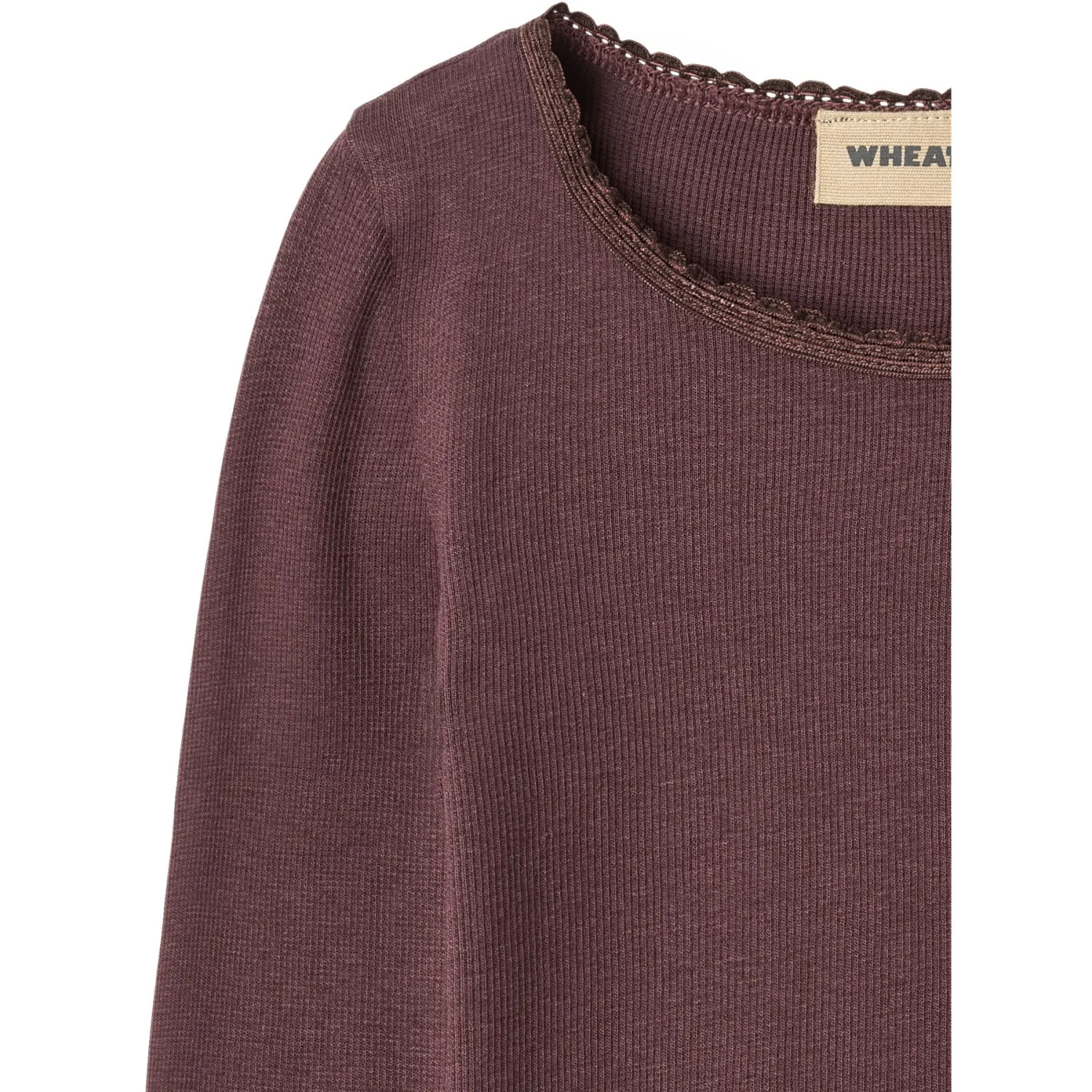 Wheat Fudge Rib Blouse Reese - Image 2