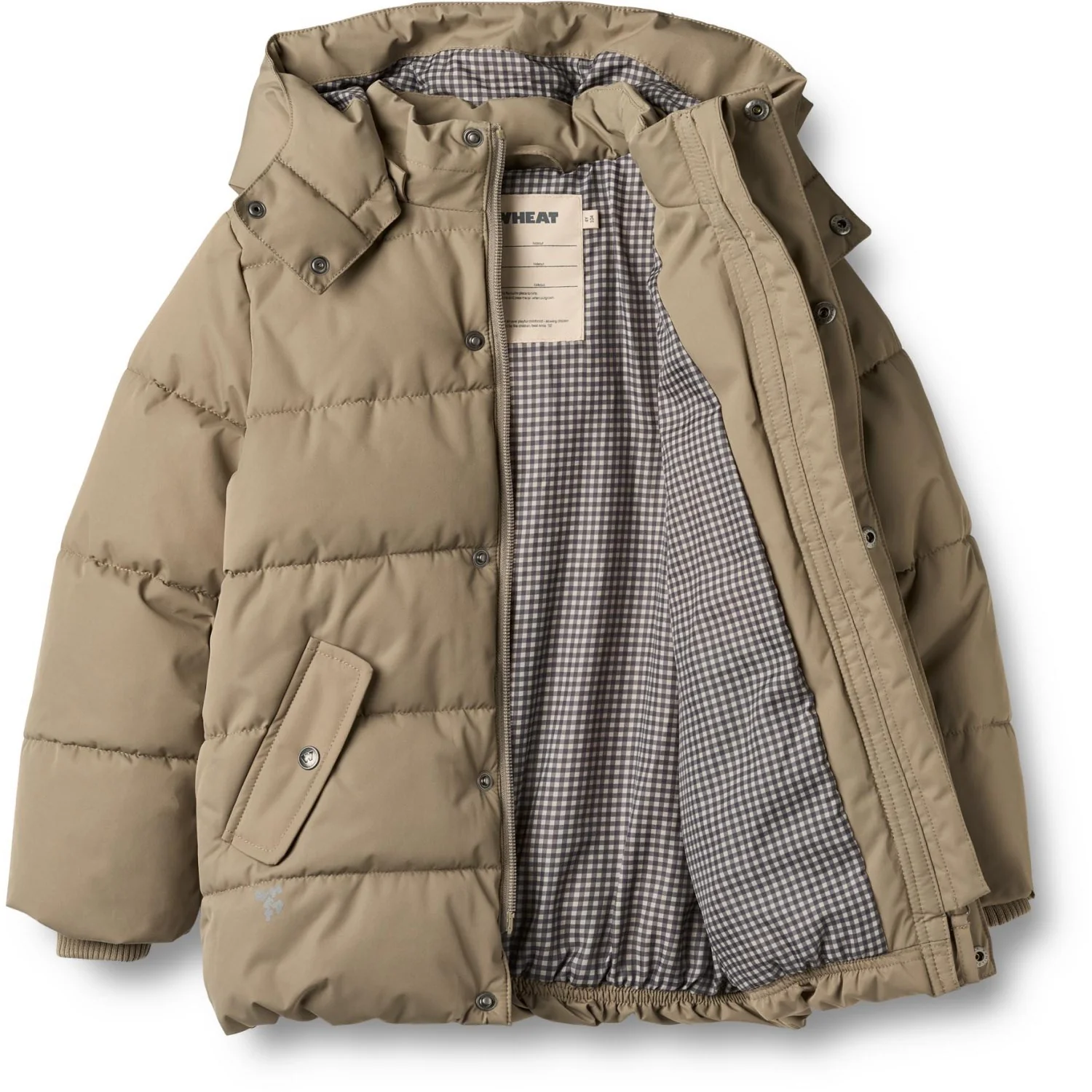 Wheat Grey Stone Puffer Jacket Gael - Image 2