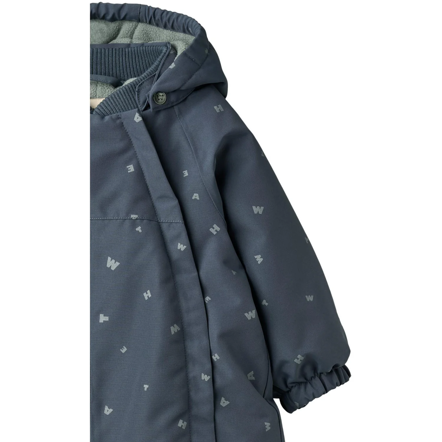 Wheat Greyblue Letters Snowsuit Adi - Image 5