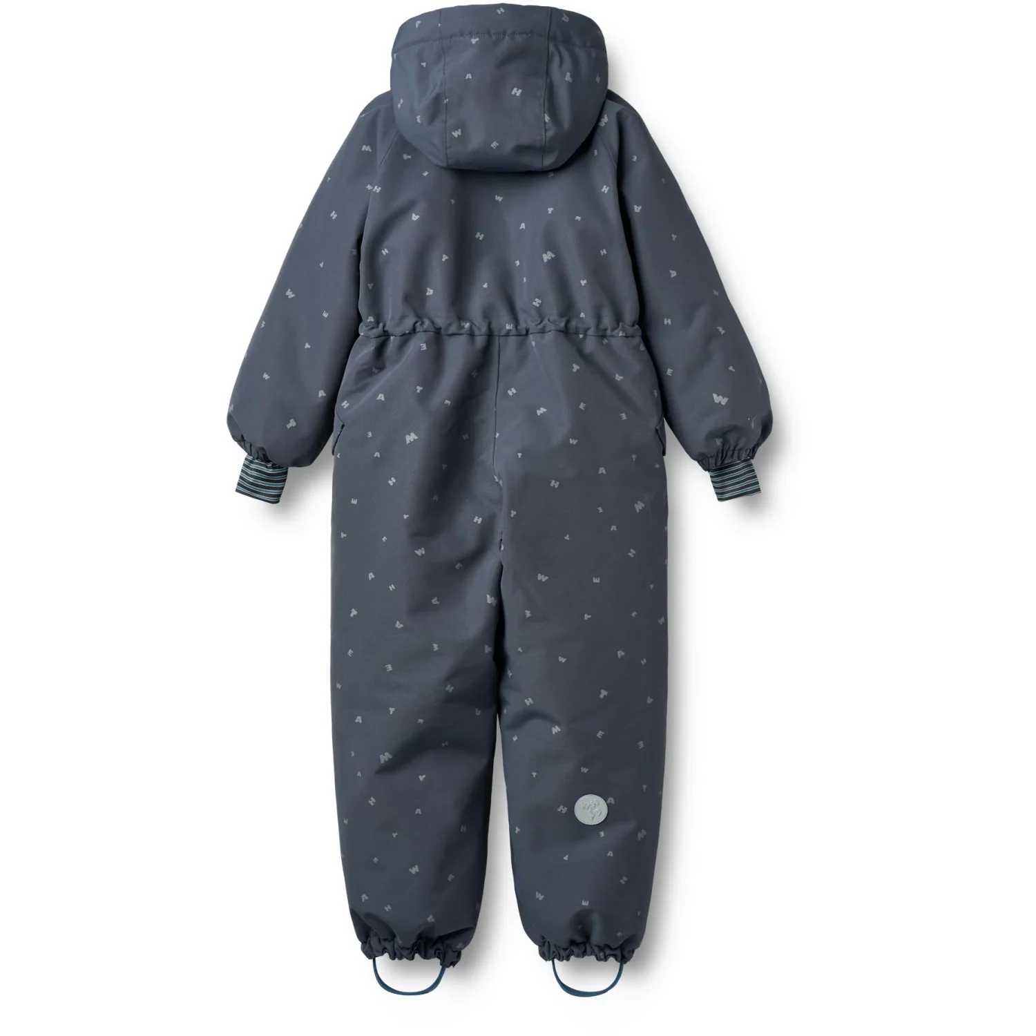 Wheat Greyblue Letters Snowsuit Miko - Image 3