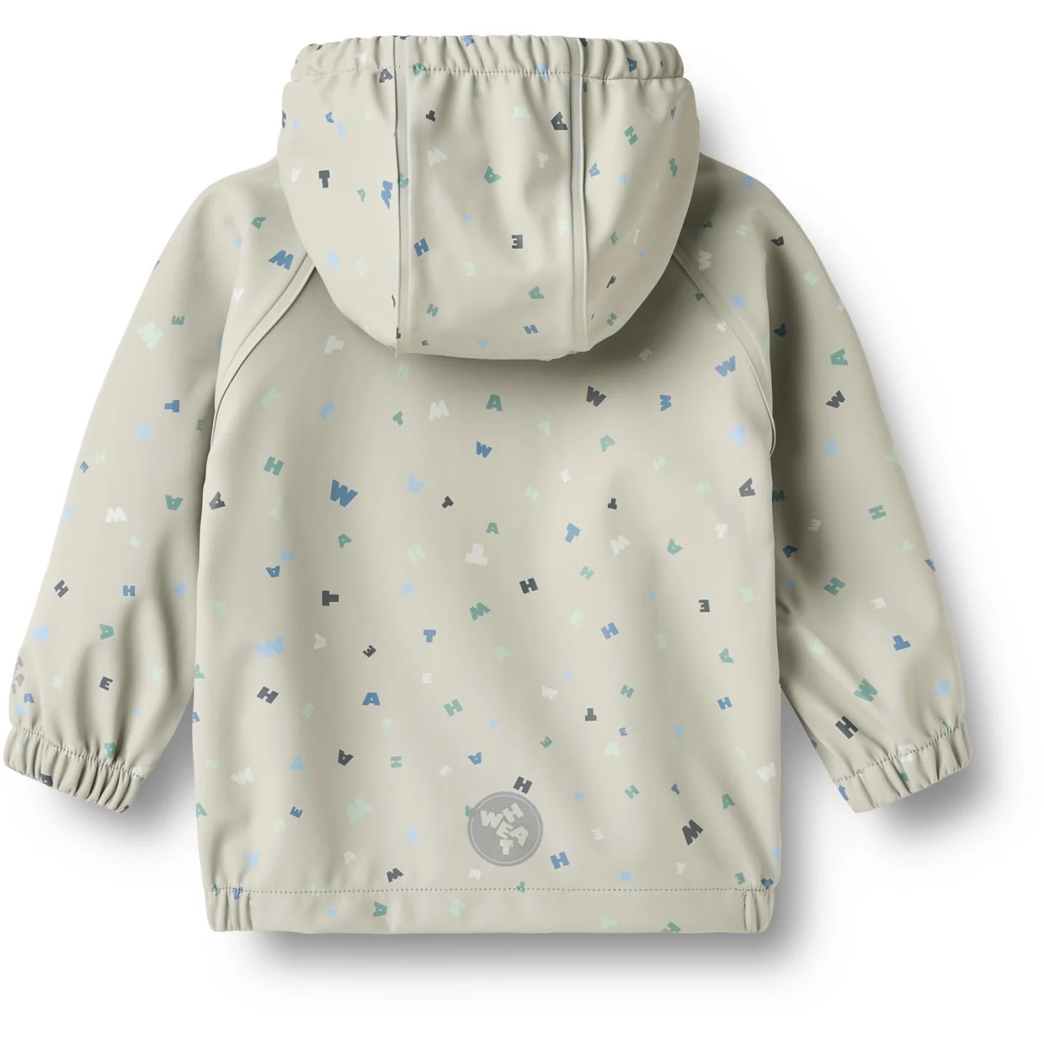 Wheat Light Flint Letters Rainwear Chardy Jacket - Image 3