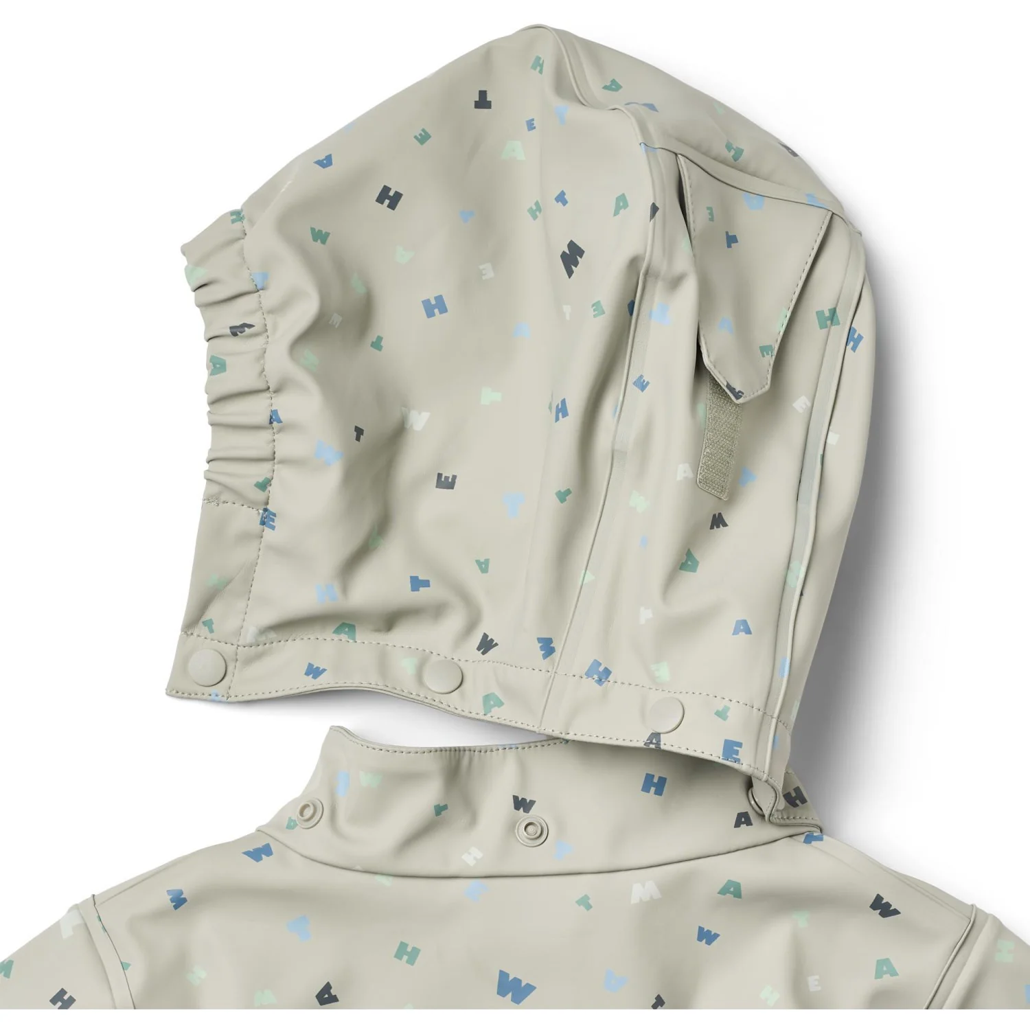 Wheat Light Flint Letters Rainwear Ollo Jacket - Image 2