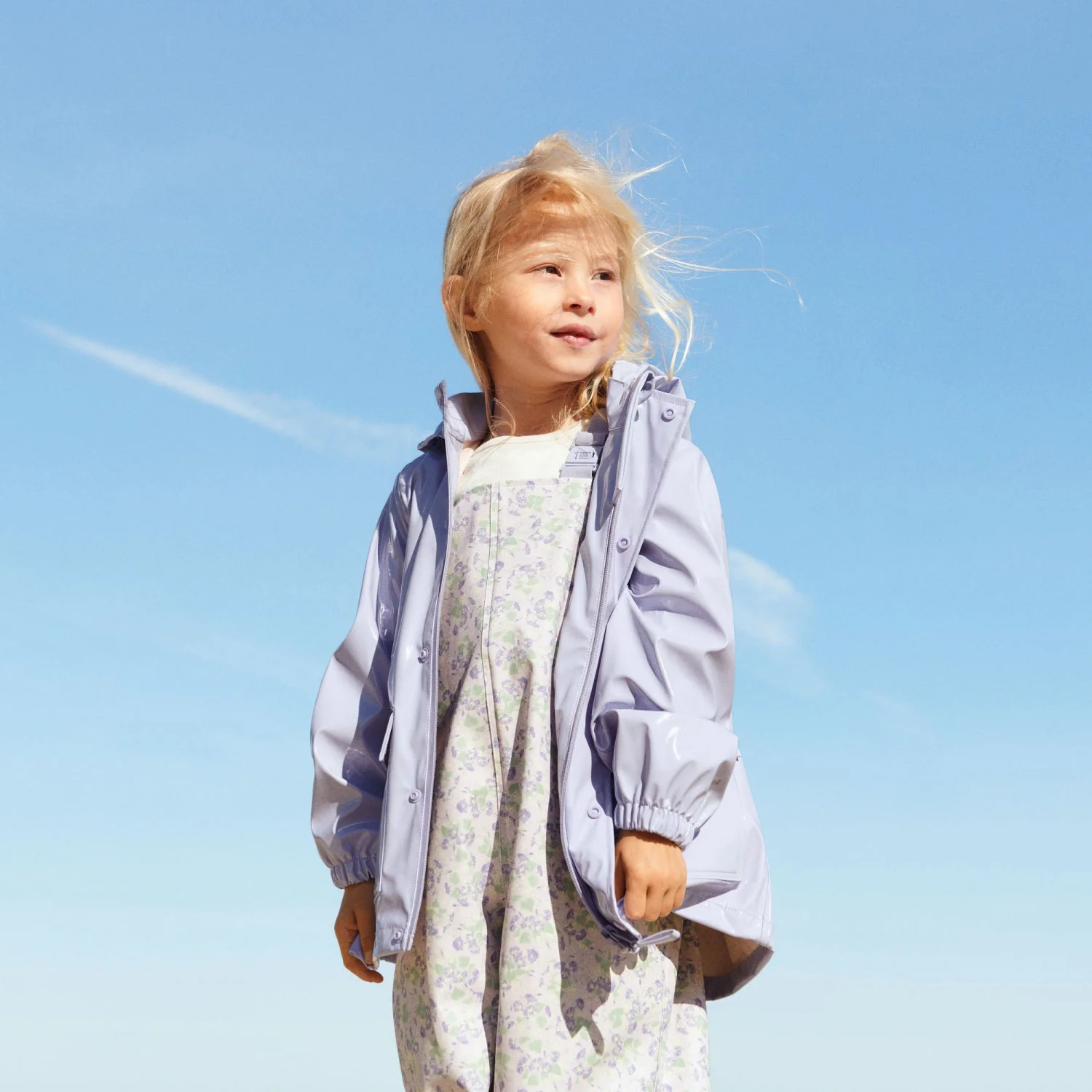 Wheat Lilac Cosmic Sky Rainwear Ollo Jacket - Image 2