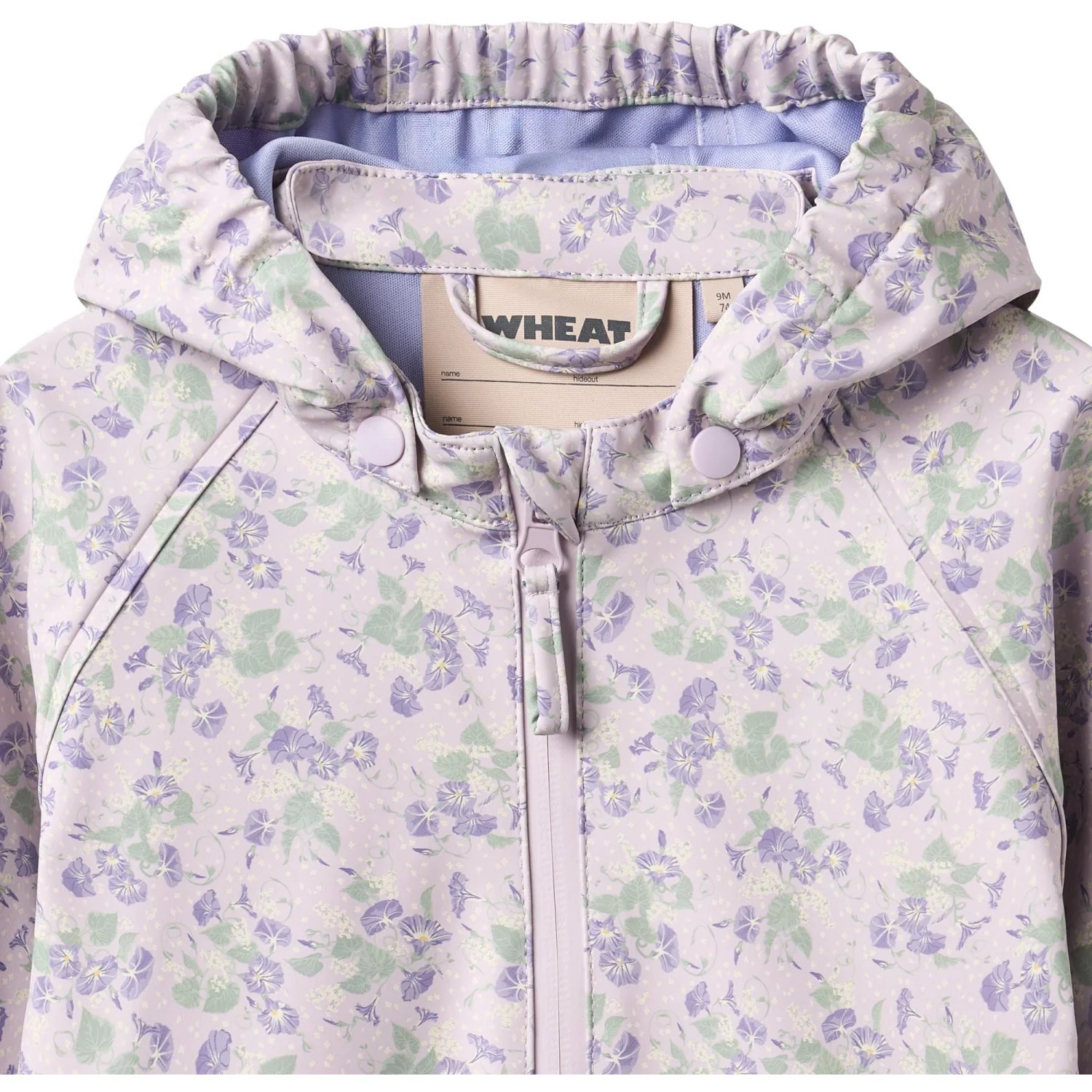 Wheat Lilac Petunias Rainwear Chardy Jacket - Image 2