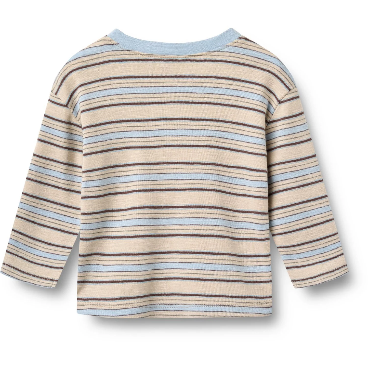 Wheat Multi Blue Stripe T-Shirt L/S Ebbe - Image 2