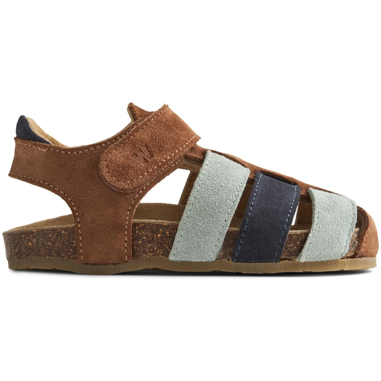 Wheat Navy Teal Water Sandal Izzy - Image 4