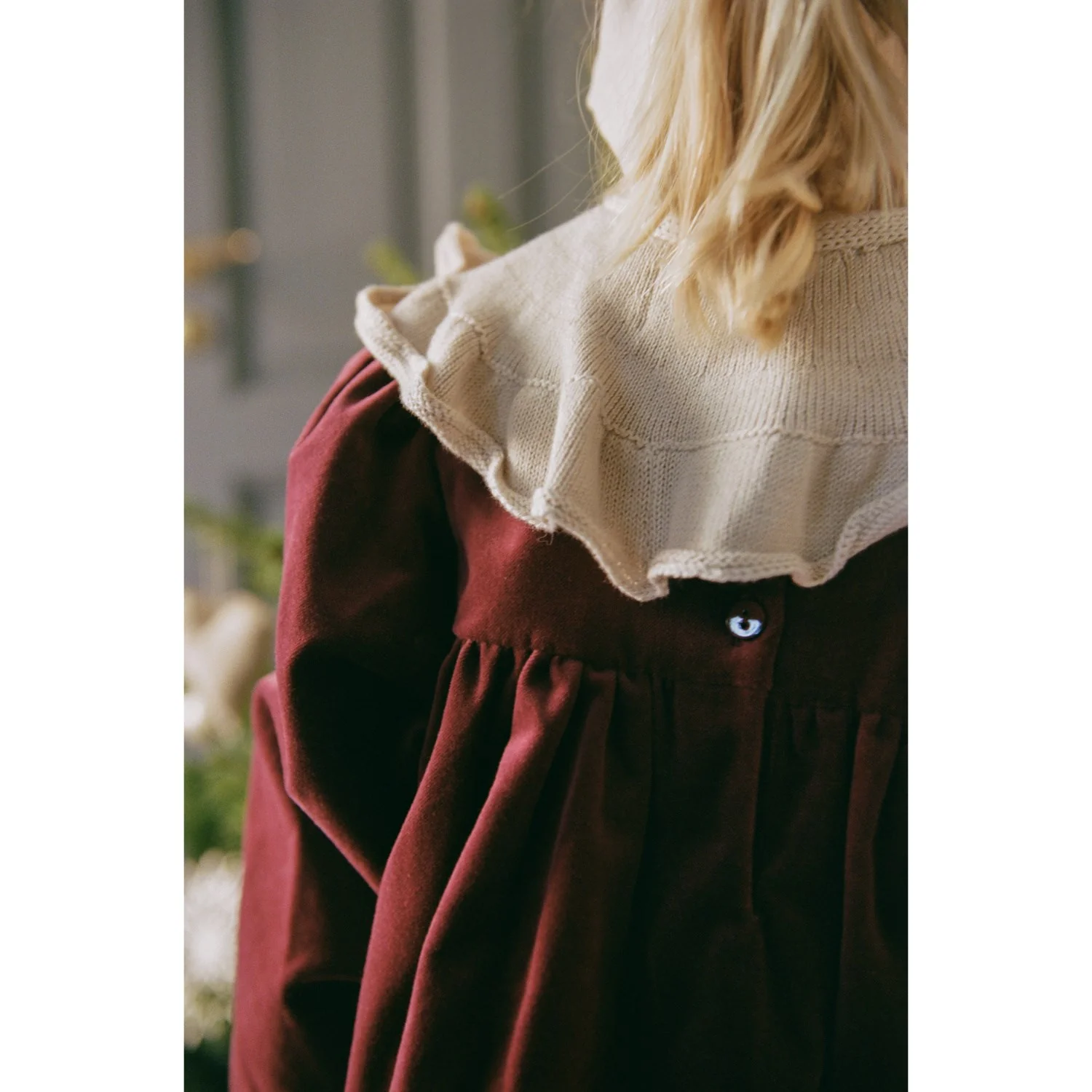Wheat Offwhite Knit Collar Edele - Image 3