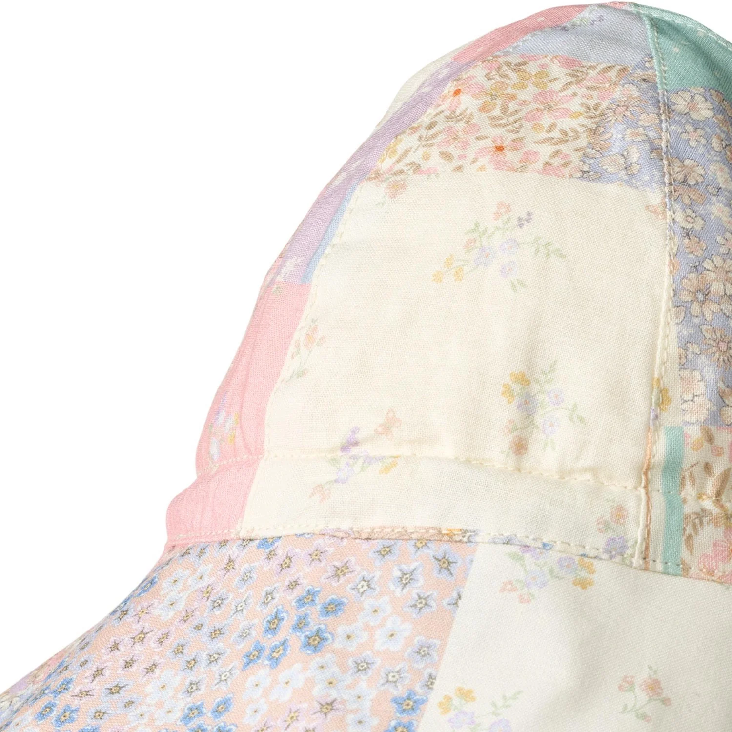 Wheat Patchwork Flowers Sunhat Chloe - Image 2