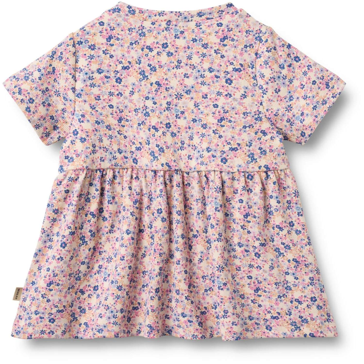 Wheat Pink Blue Flowers Jersey Dress Anna - Image 3