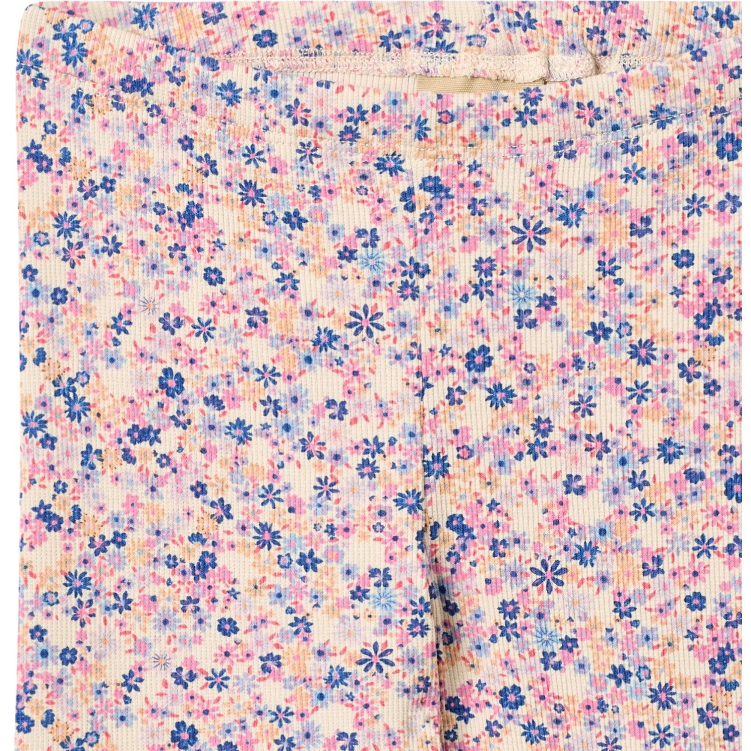 Wheat Pink Blue Flowers Jersey Leggings Jules - Image 2