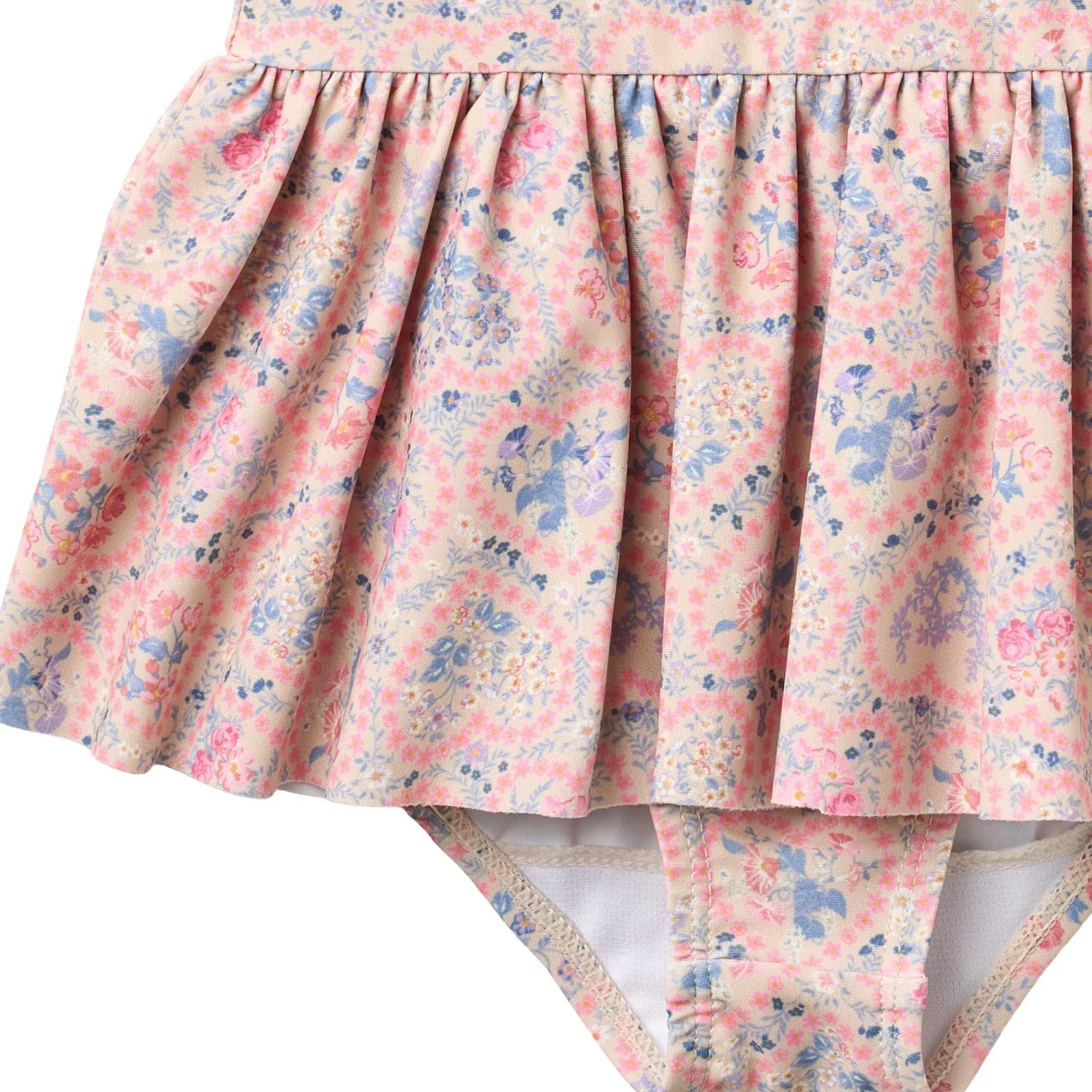Wheat Pink Heart Flowers Swimsuit Erna - Image 2