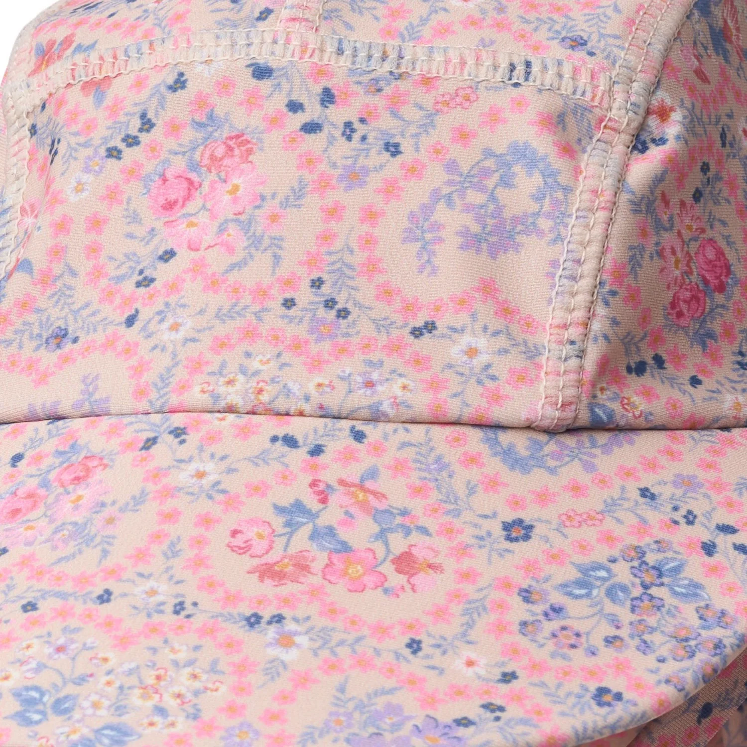 Wheat Pink Heart Flowers UV Sun Hat Tonga - Image 2