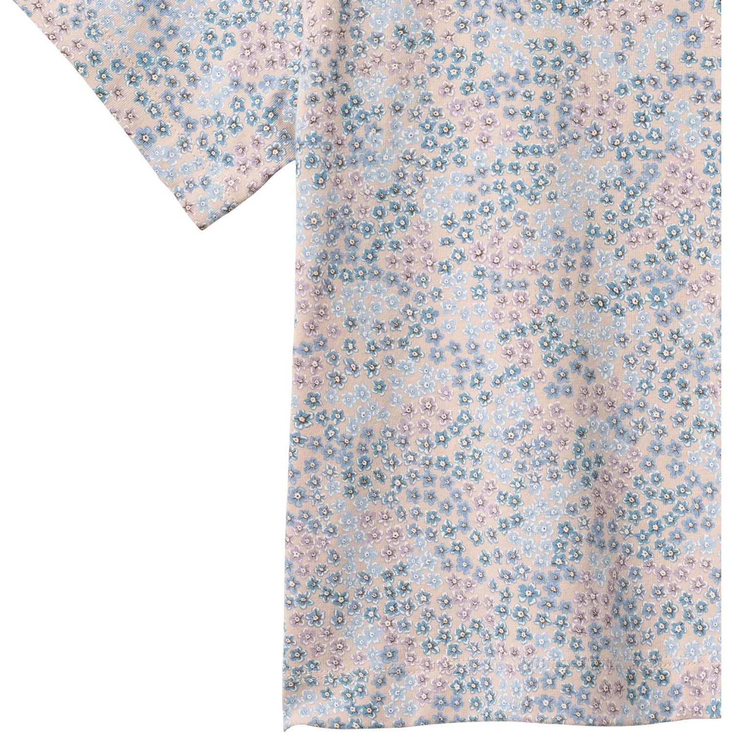 Wheat Powder Blue Flowers T-shirt S/S Ella - Image 2