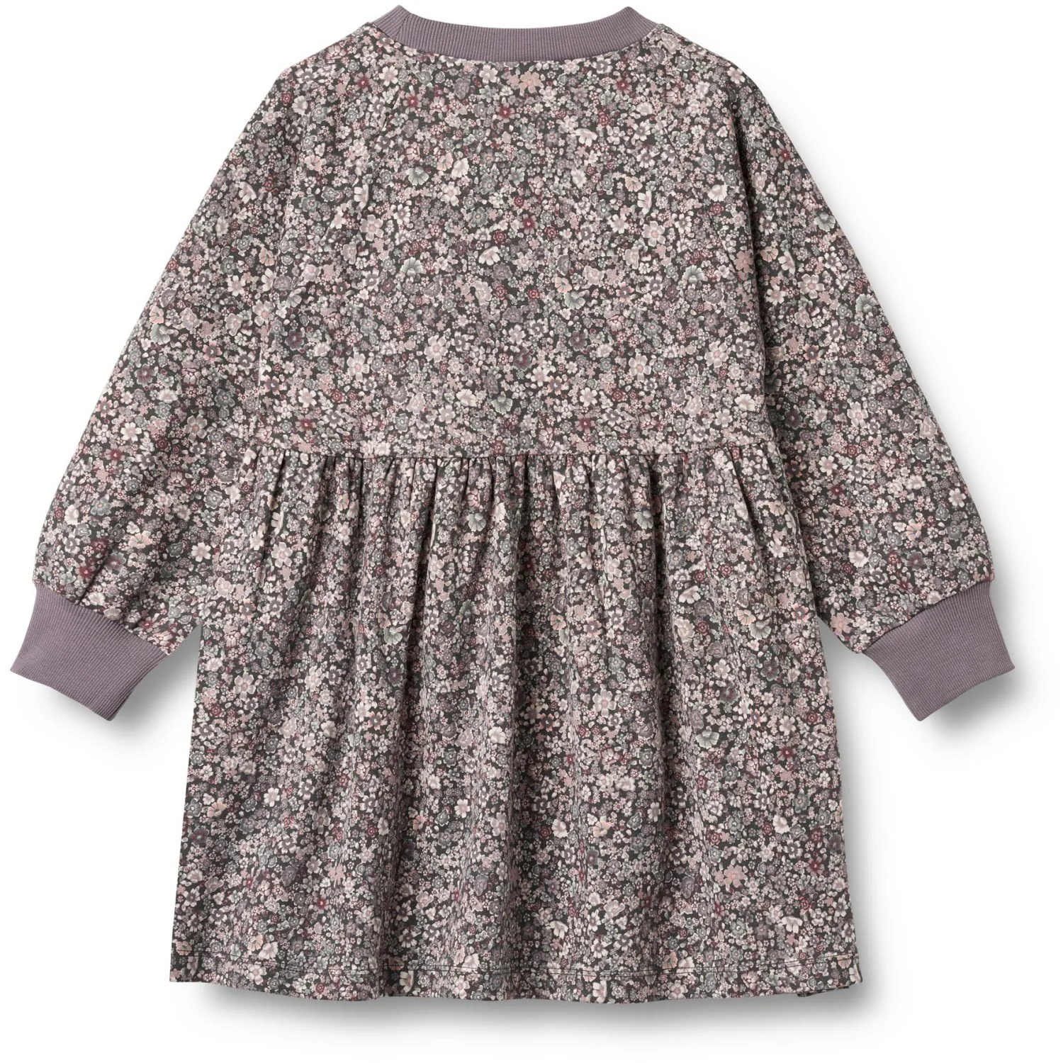 Wheat Purple Stone Flowers Jersey Dress L/S Dorthea - Image 2