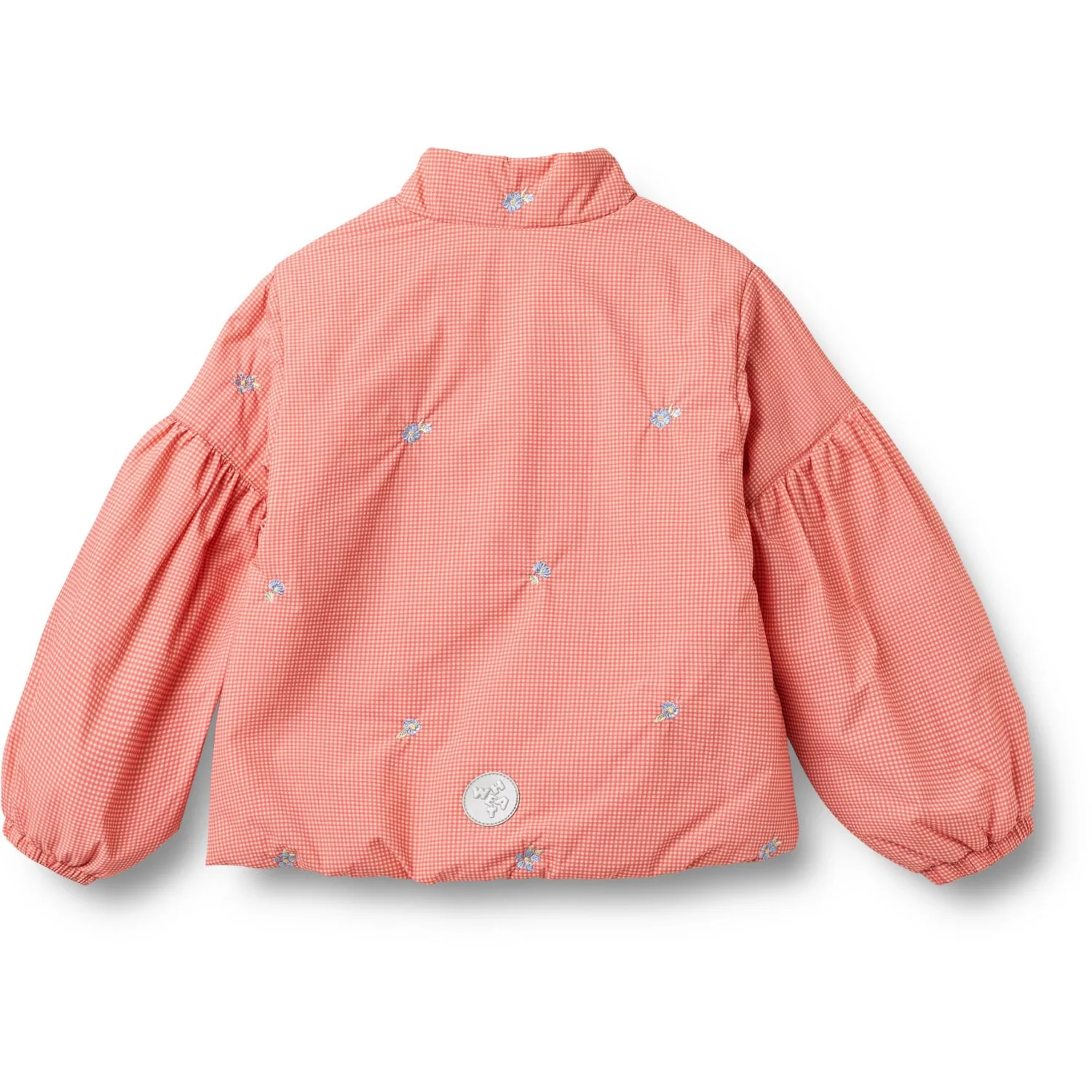 Wheat Red Check Lightweight Puffer Jacket Sola - Image 6