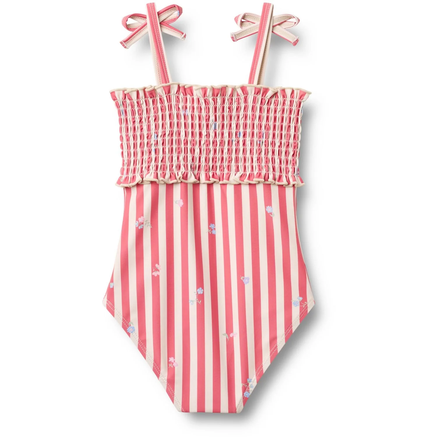 Wheat Red Stripe Flowers Swimsuit Selma - Image 5