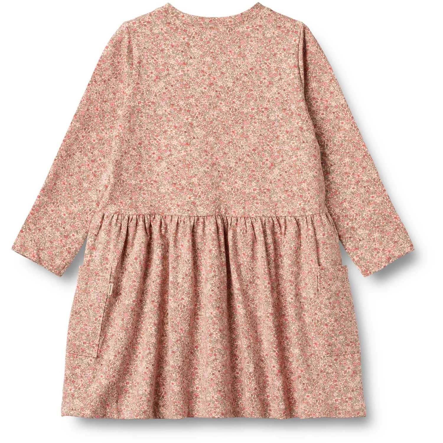 Wheat Rose Dust Flower Meadow Jersey Dress L/S Bessie - Image 2