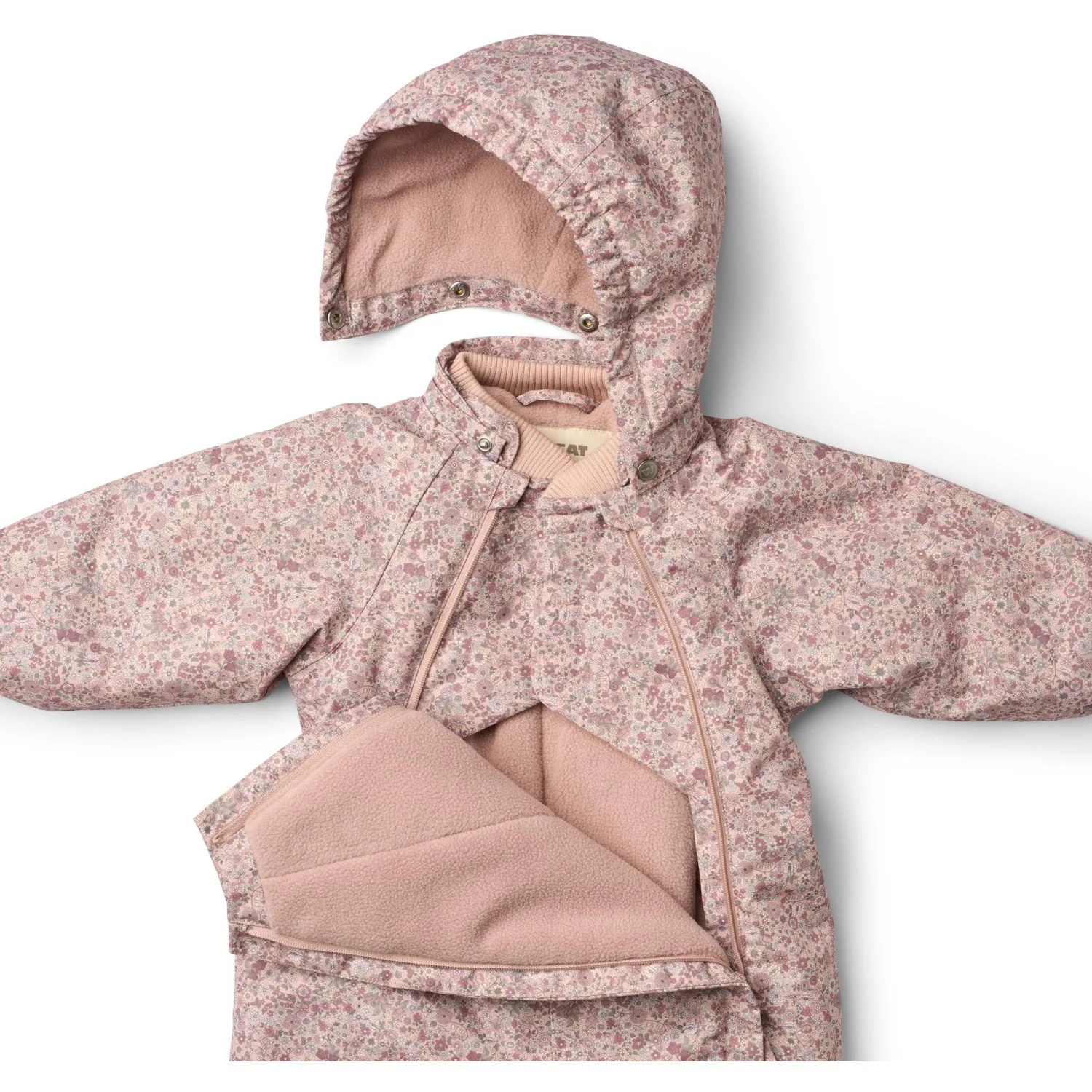 Wheat Rose Dust Flowers Snowsuit Adi - Image 2
