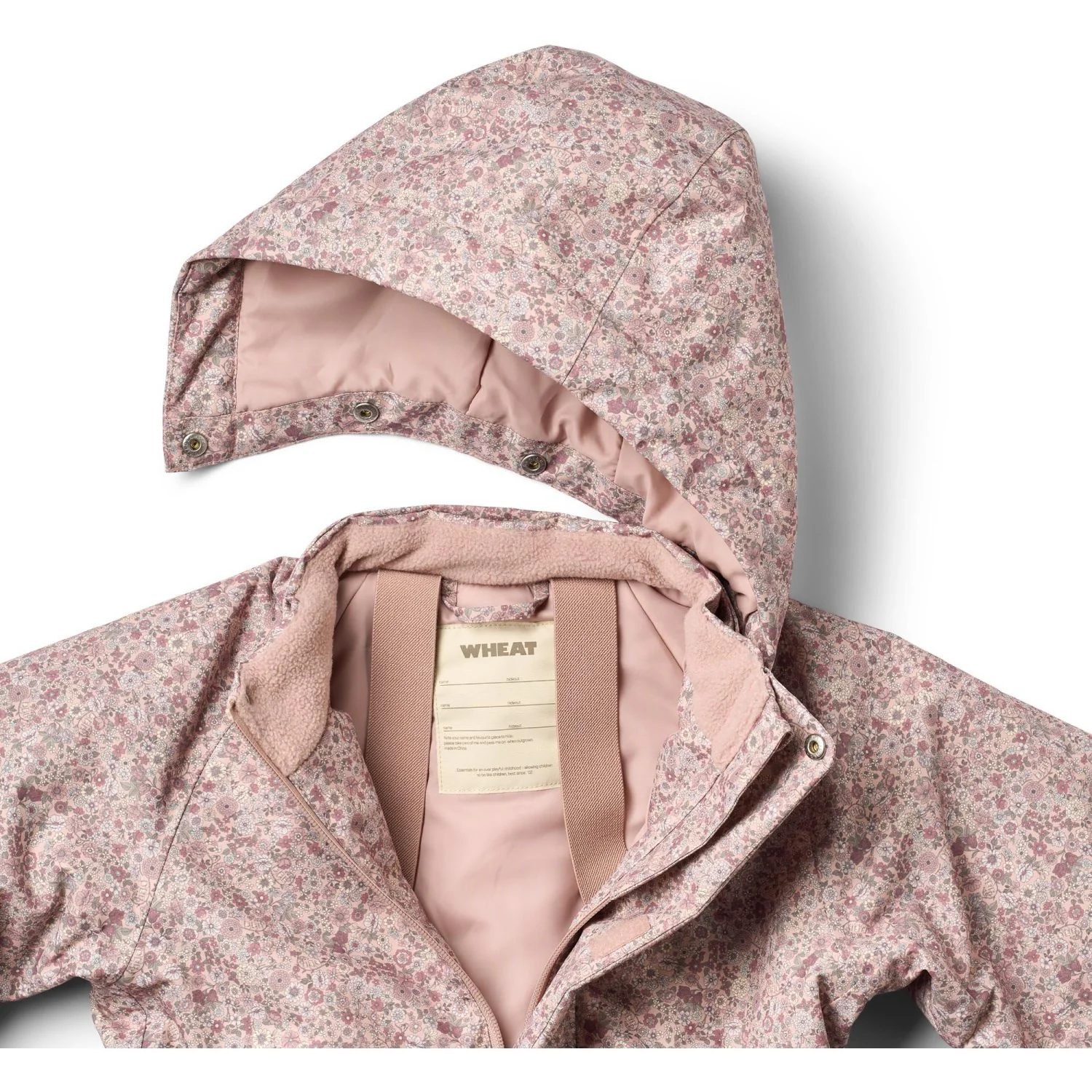 Wheat Rose Dust Flowers Snowsuit Miko - Image 2