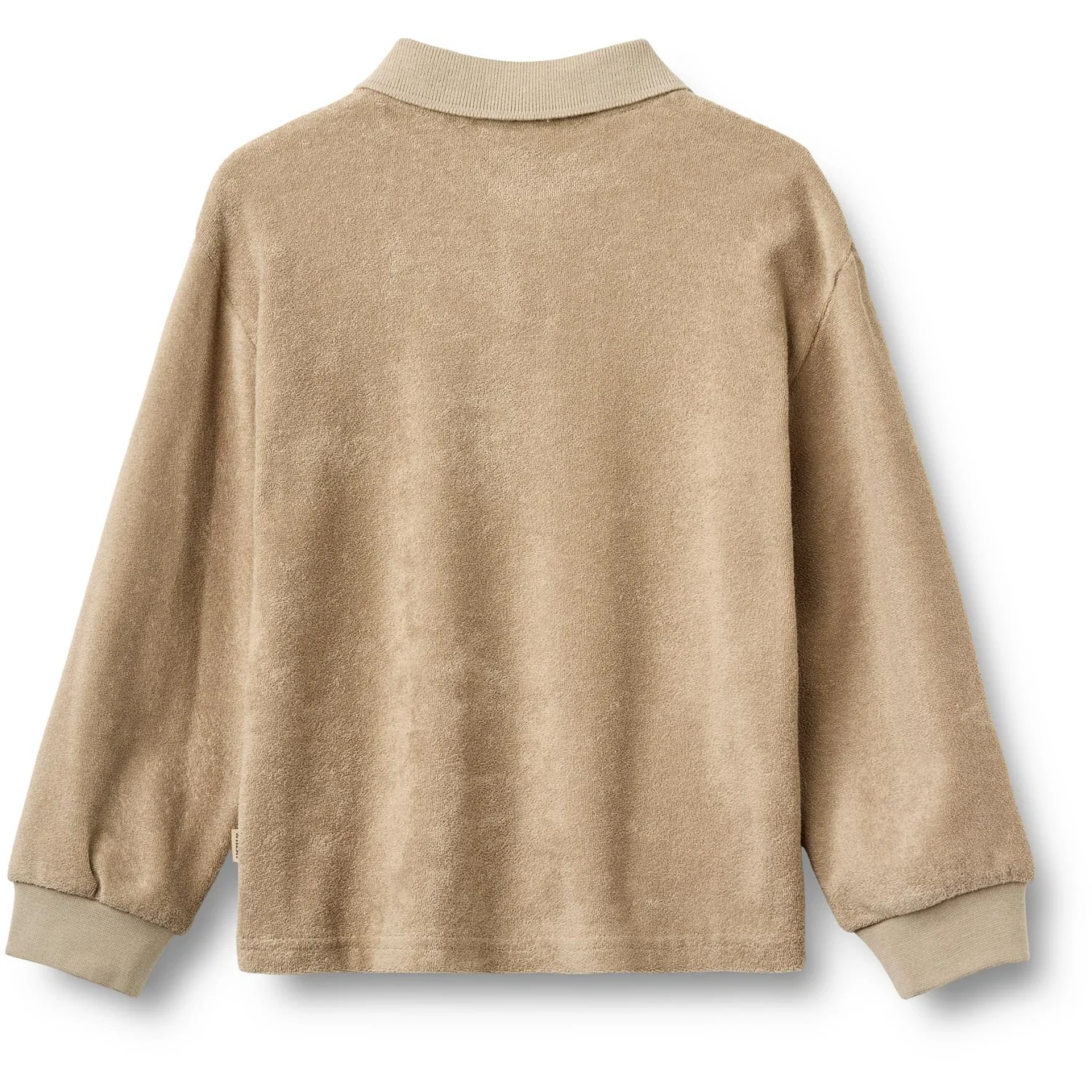 Wheat Sand Stone Terry Polo Shirt L/S Theodor - Image 2