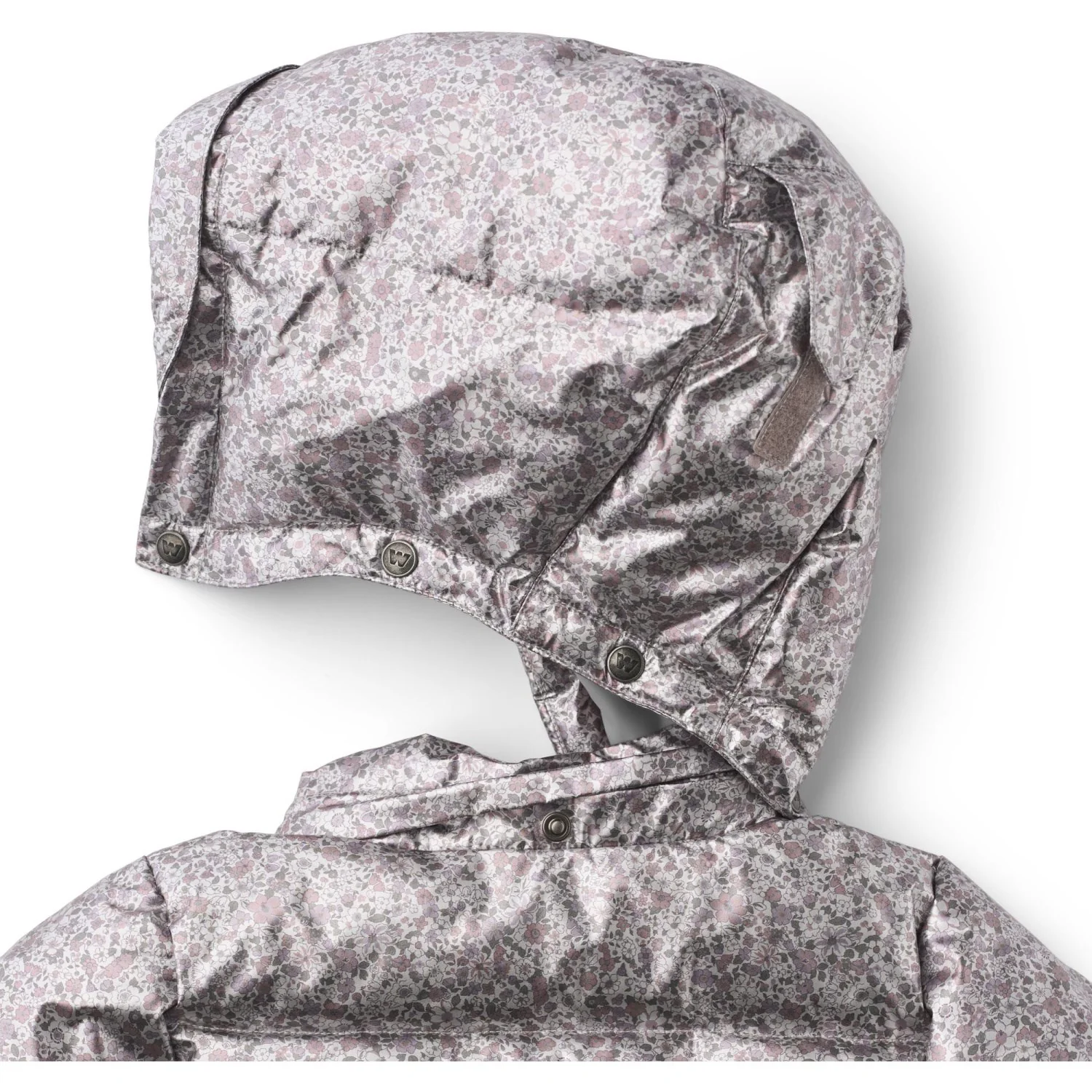 Wheat Silver Flower Meadow Puffer Jacket Eli - Image 2