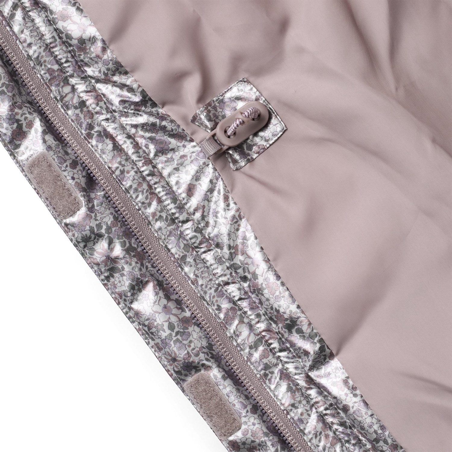 Wheat Silver Flower Meadow Puffer Jacket Eli - Image 7