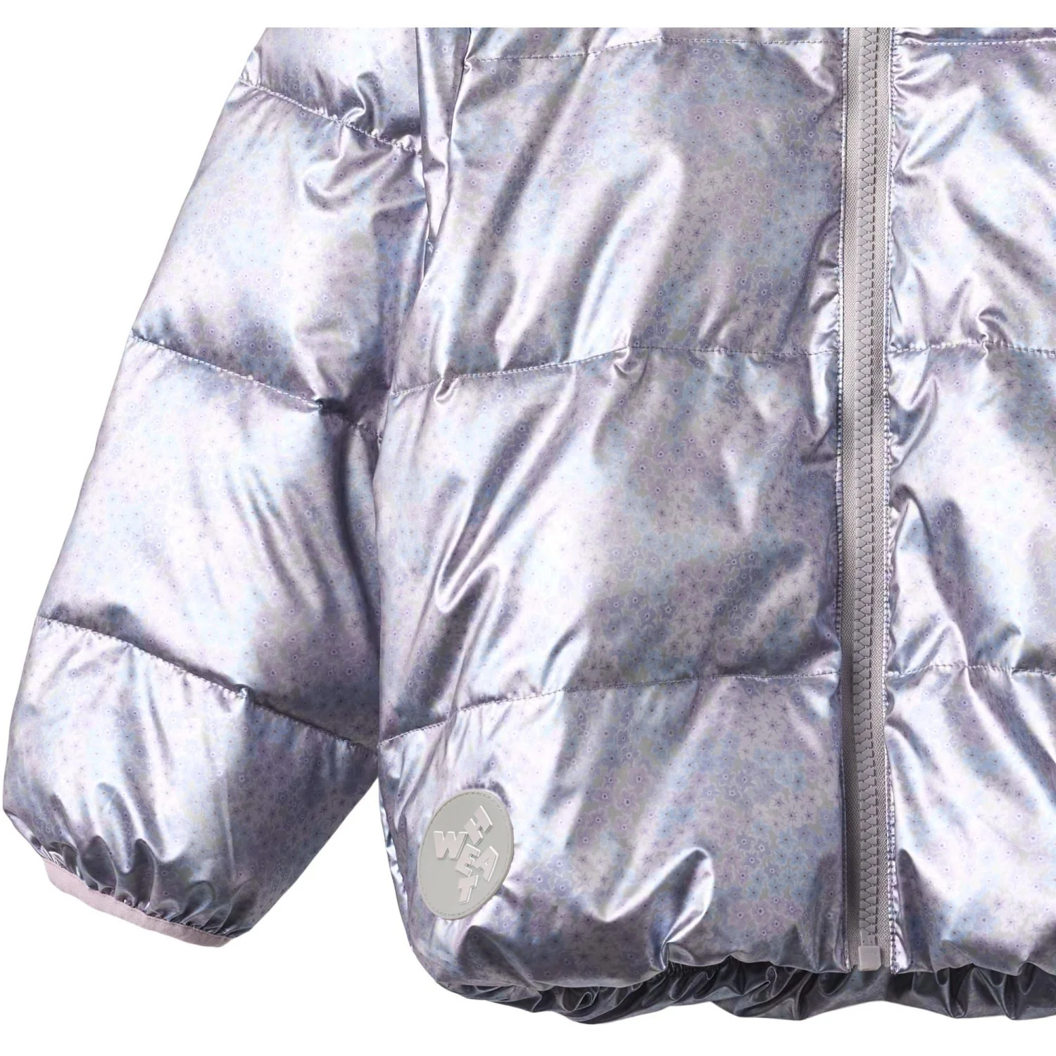 Wheat Silver Sky Flower Lightweight Puffer Jacket Ullu - Image 4