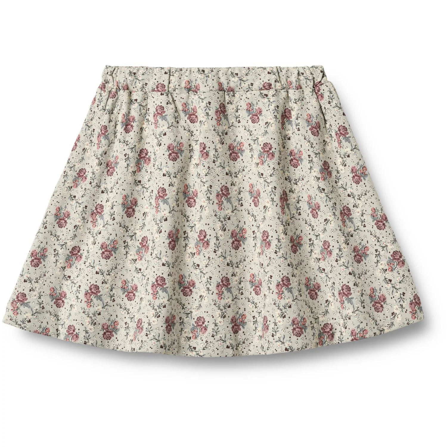 Wheat Slightly Green Flowers Sweat Skirt Manuella - Image 2