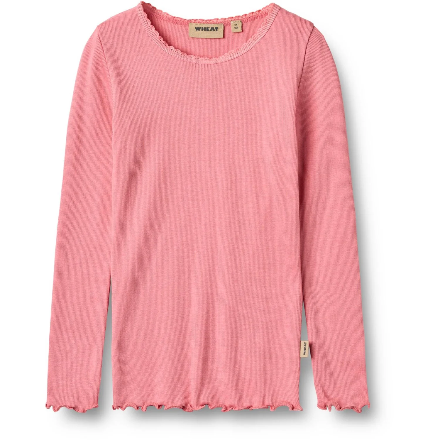 Wheat Soft Pink Rib Blouse Reese