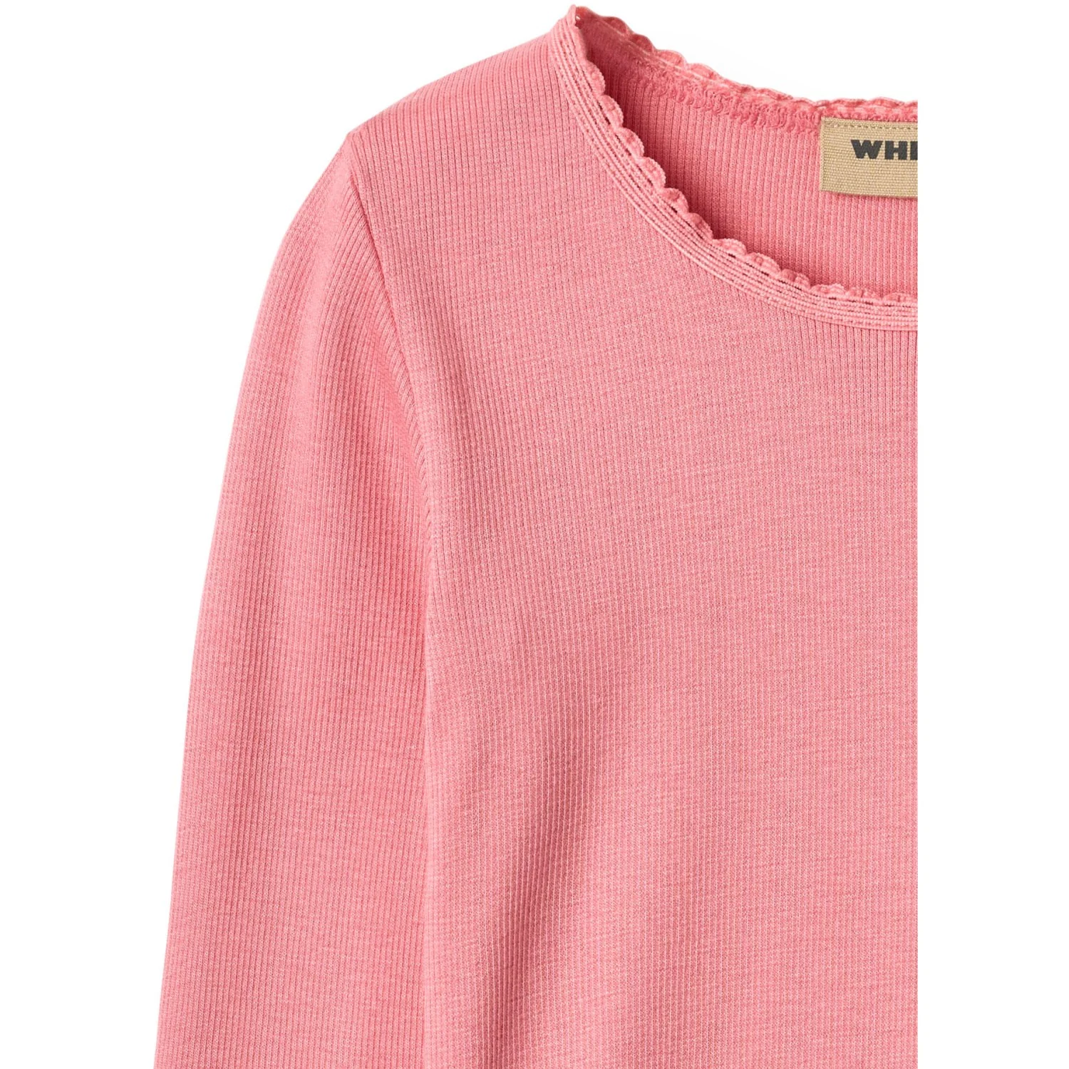 Wheat Soft Pink Rib Blouse Reese - Image 2
