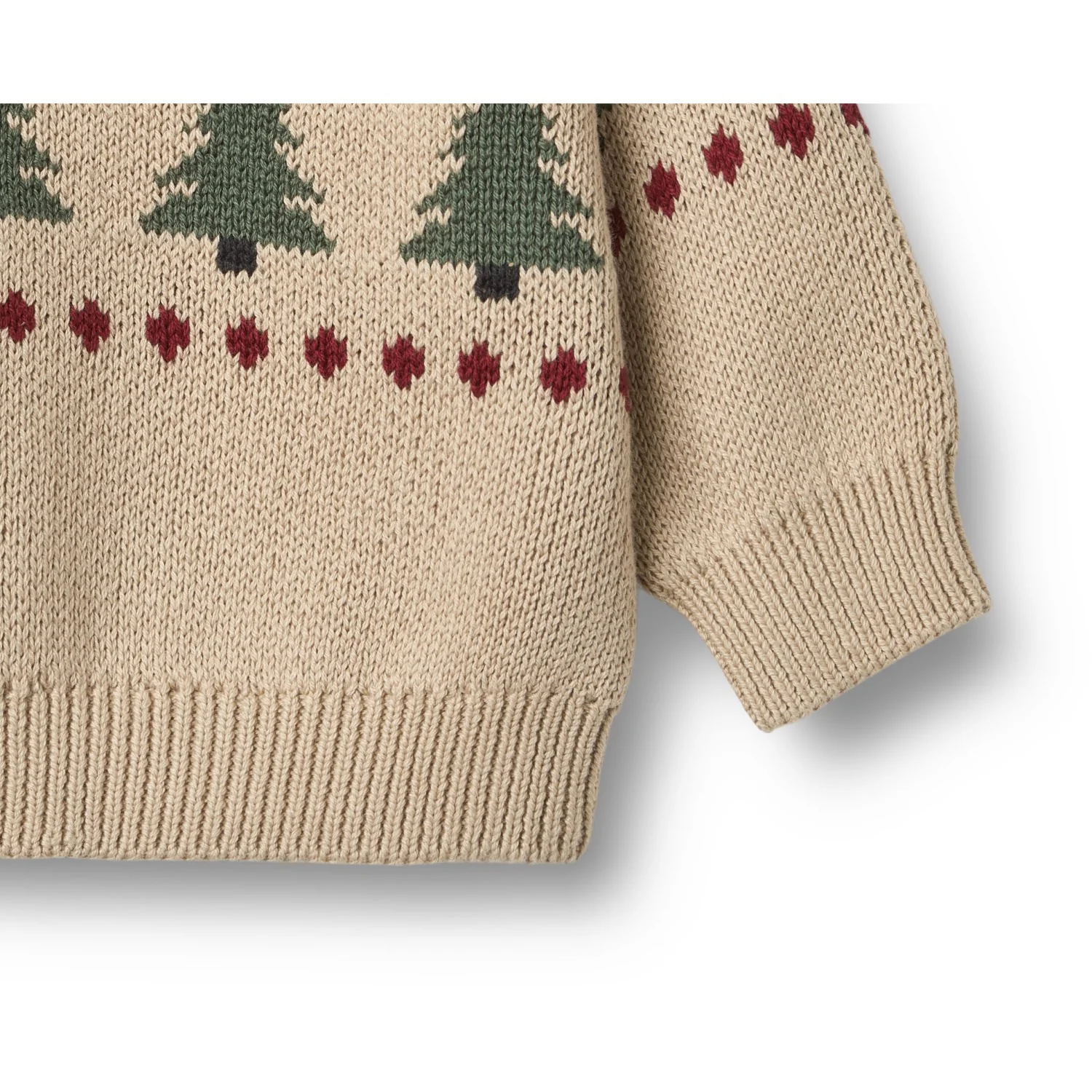 Wheat Warm Sand Jacquard Pullover Balou - Image 3
