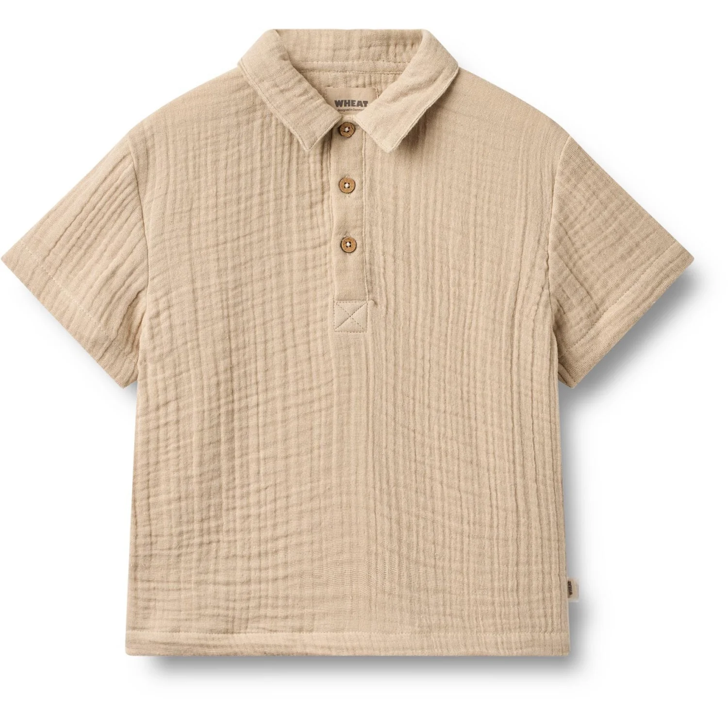 Wheat Warm Sand Set Shirt S/S & Shorts Svend - Image 2