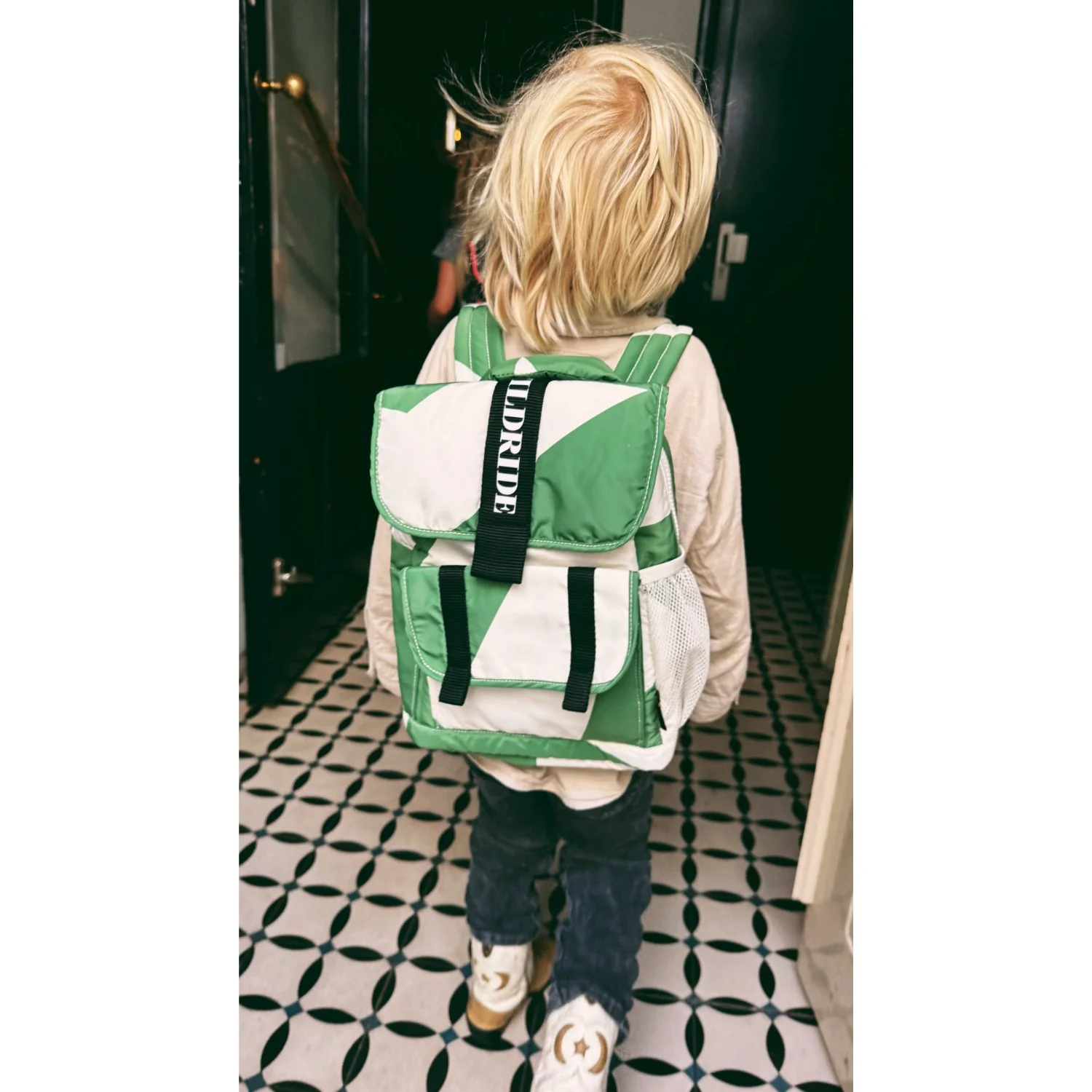 Wildride Backpack Green Graphic Recycled - Kids - Image 2