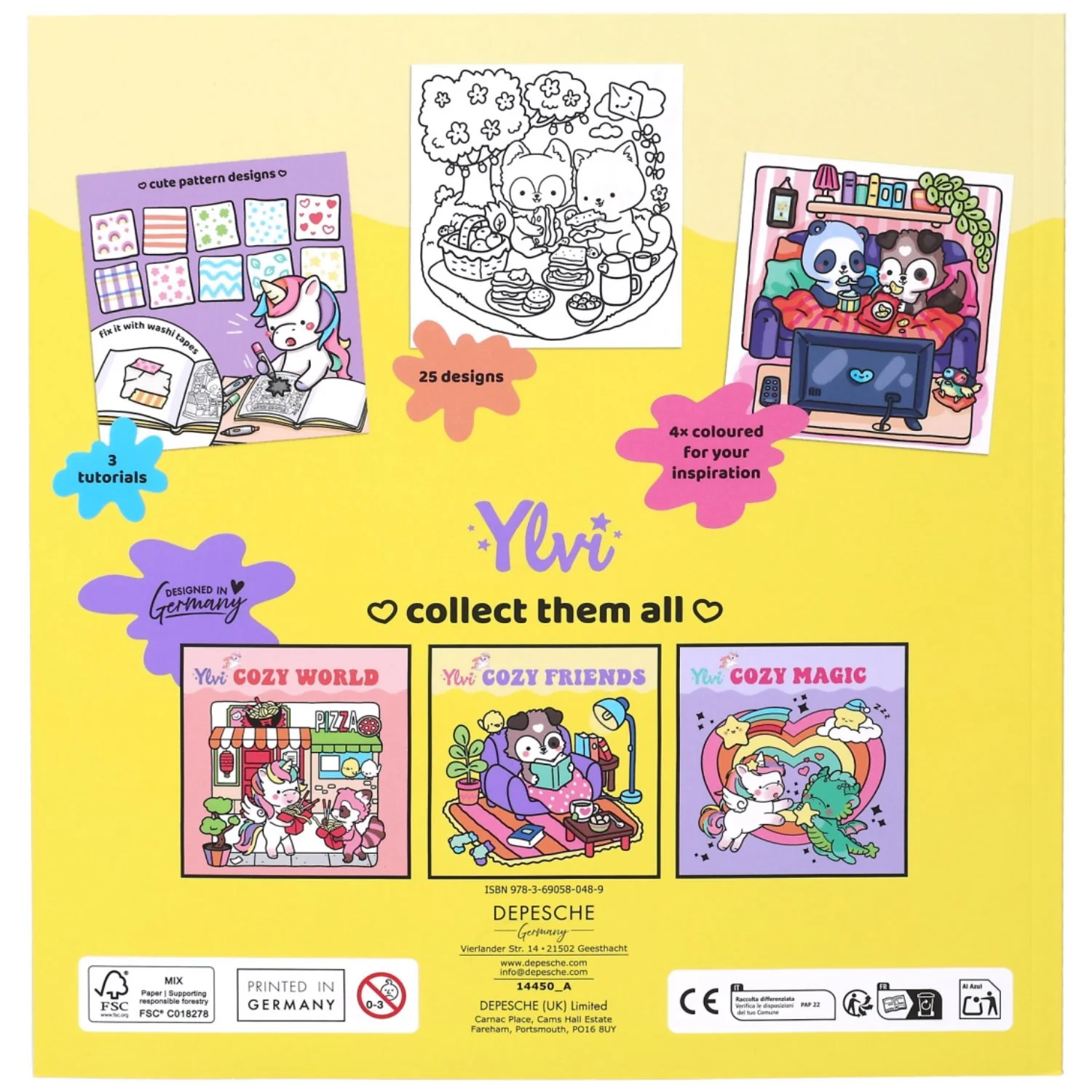 Ylvi COZY Friends Colouring Book - Image 3