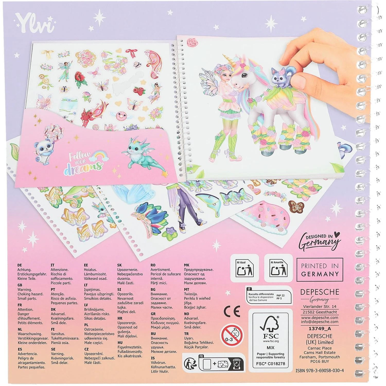 Ylvi Dress Me Up Stickerbook - Image 4