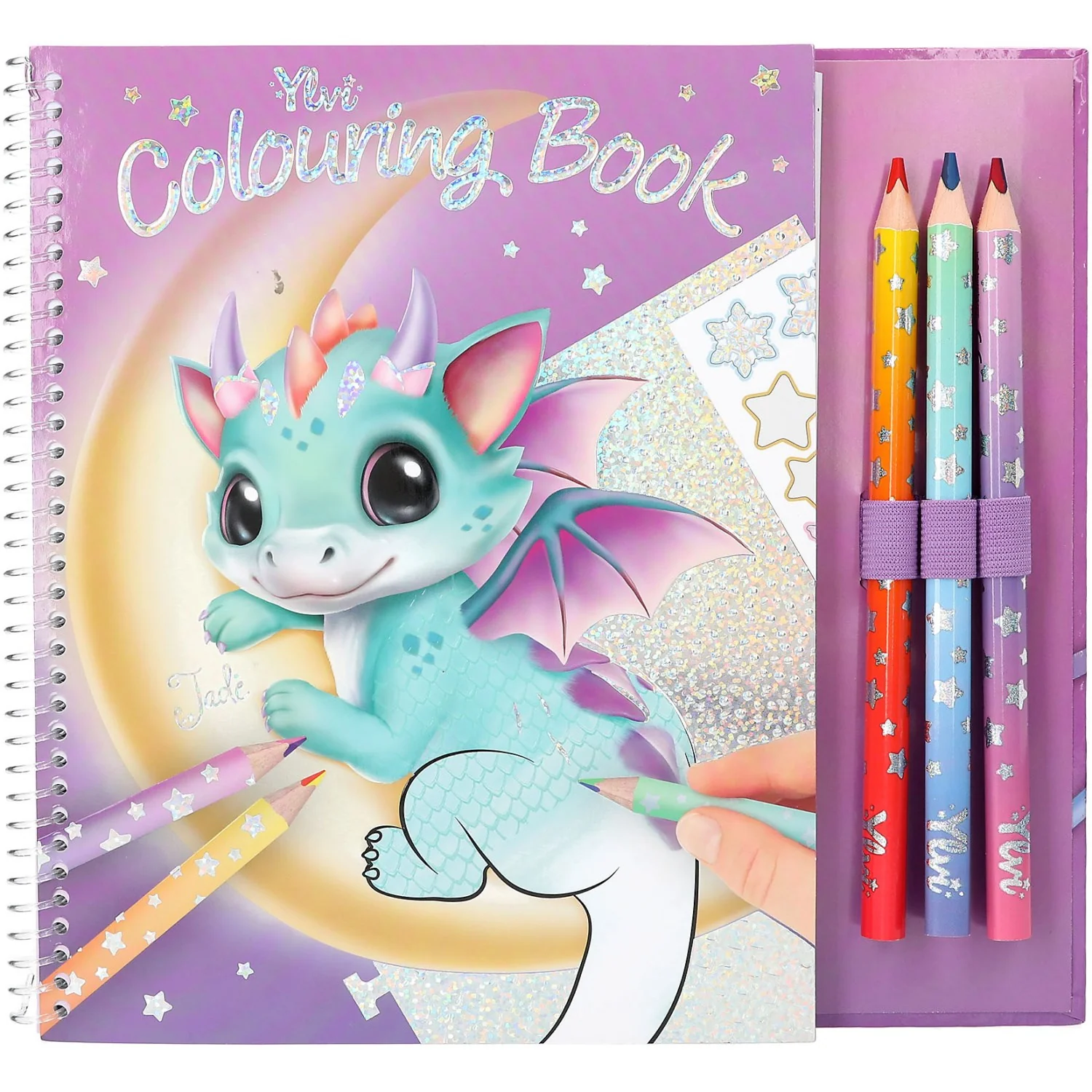Ylvi Lucky Dragon Colouring Book - Image 4