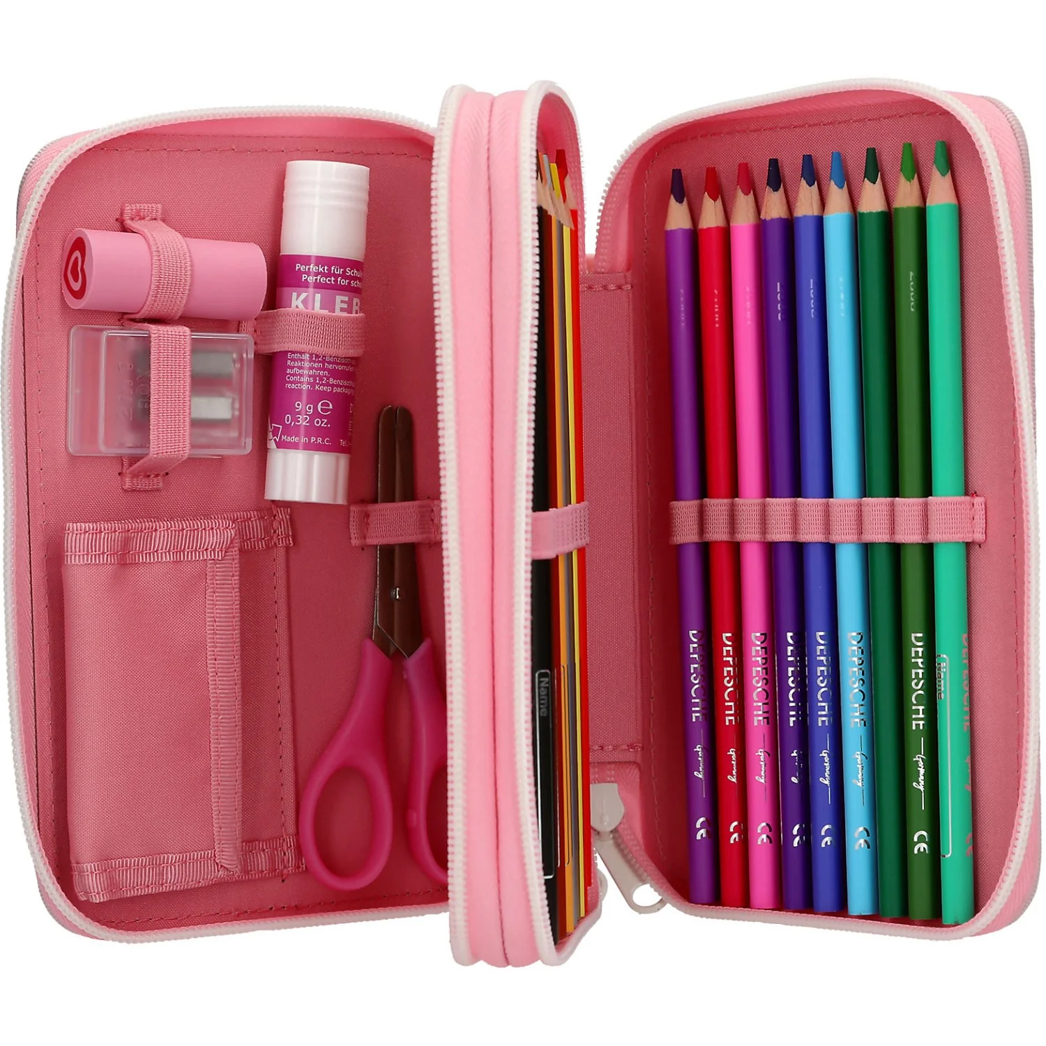 Ylvi Sugar Pop Double Pencil Case - Image 3