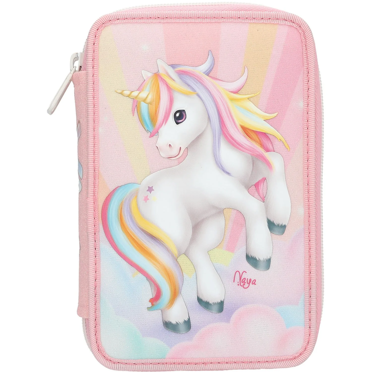 Ylvi Sugar Pop Double Pencil Case - Image 4