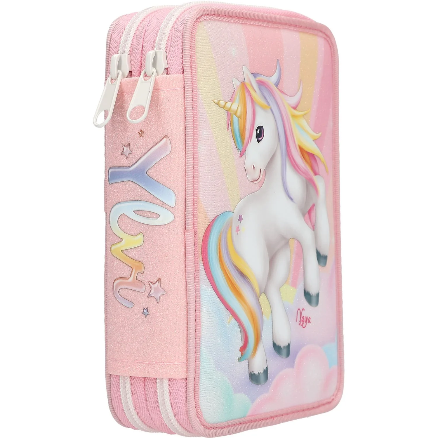 Ylvi Sugar Pop Double Pencil Case - Image 5