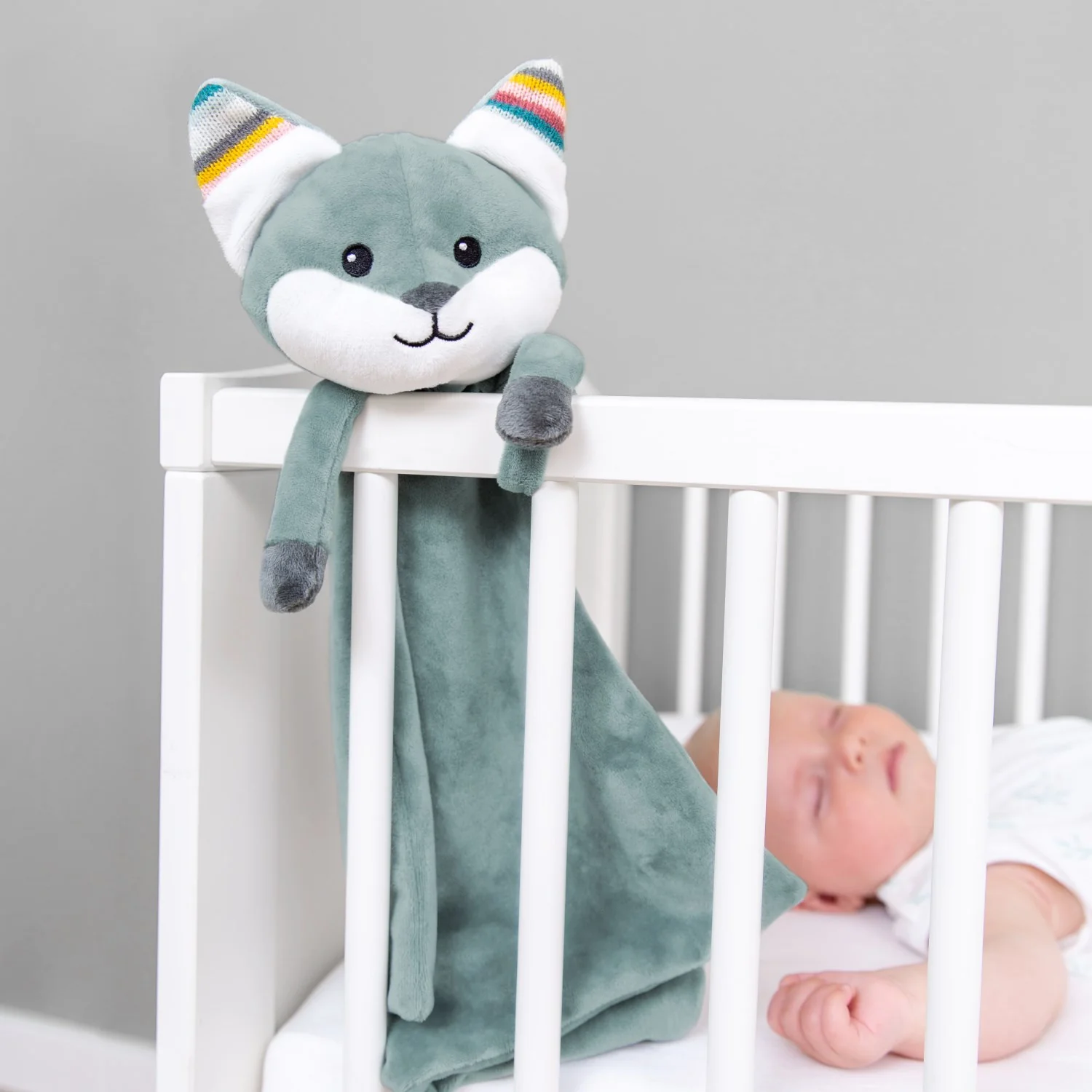 Zazu Green Felix The Fox Comforter With Sound - Image 4