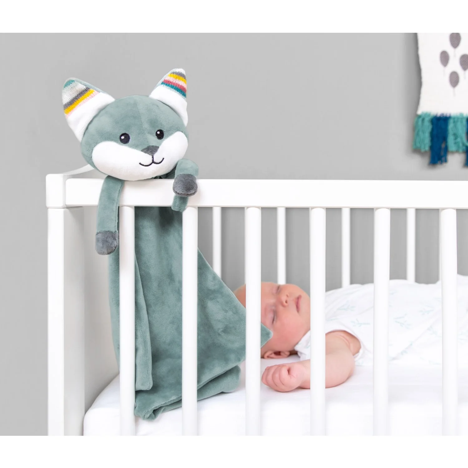Zazu Green Felix The Fox Comforter With Sound - Image 6