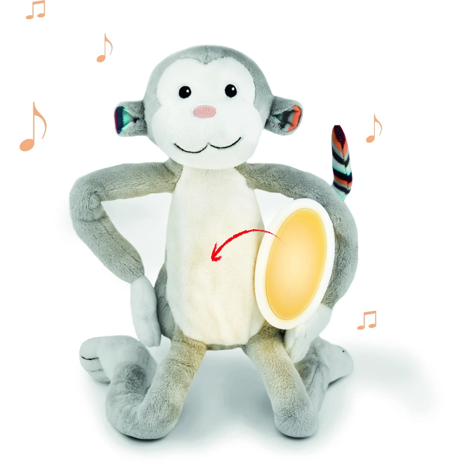 Zazu Grey Max The Monkey Nightlight - Image 4