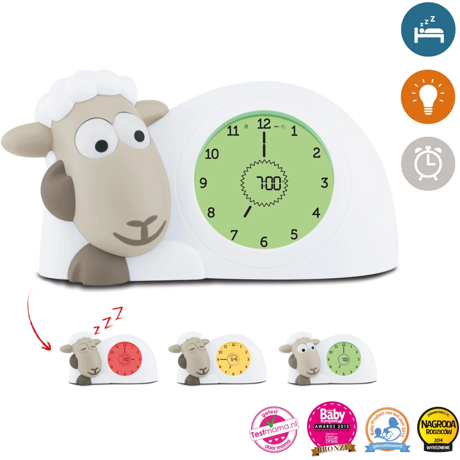 Zazu Taupe Sam The Sheep Sleeptrainer - Image 5
